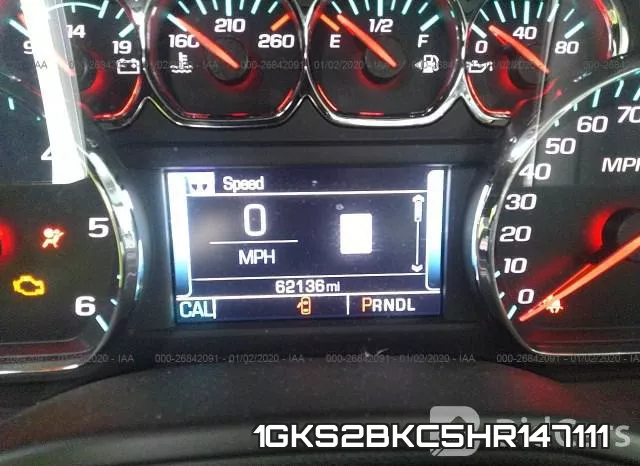1GKS2BKC5HR147111 фото 7