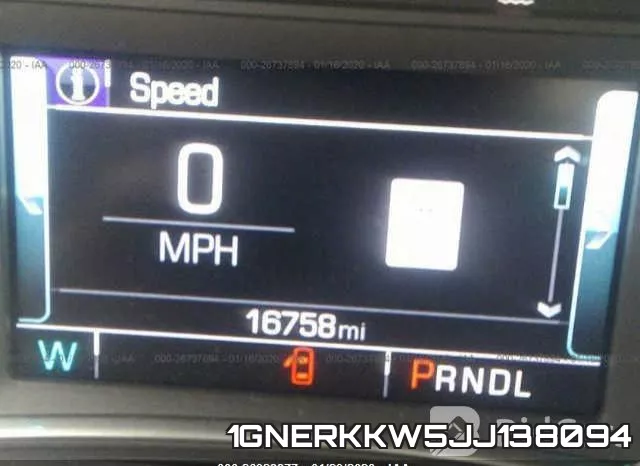 1GNERKKW5JJ138094 фото 6