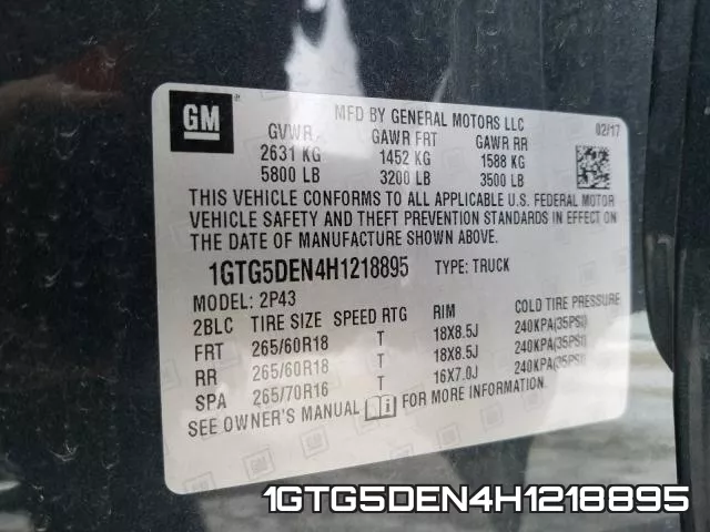 1GTG5DEN4H1218895 фото 2