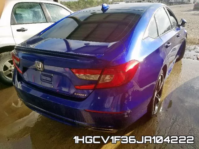 1HGCV1F36JA104222 фото 5