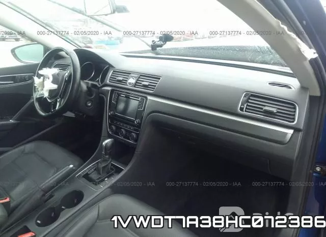 1VWDT7A38HC072386 фото 5