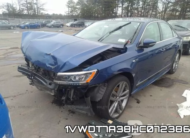 1VWDT7A38HC072386 фото 6