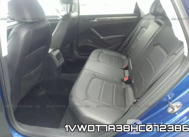 1VWDT7A38HC072386 фото 8