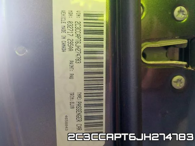 2C3CCAPT6JH274783 фото 2