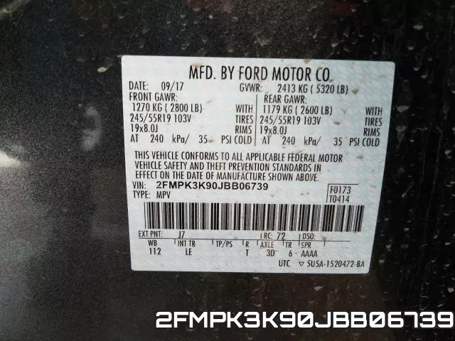 2FMPK3K90JBB06739 фото 2