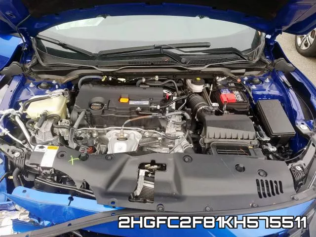 2HGFC2F81KH575511 фото 7