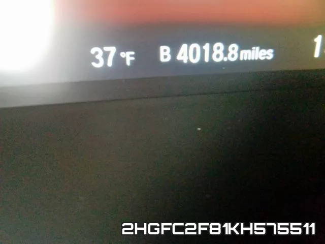 2HGFC2F81KH575511 фото 8