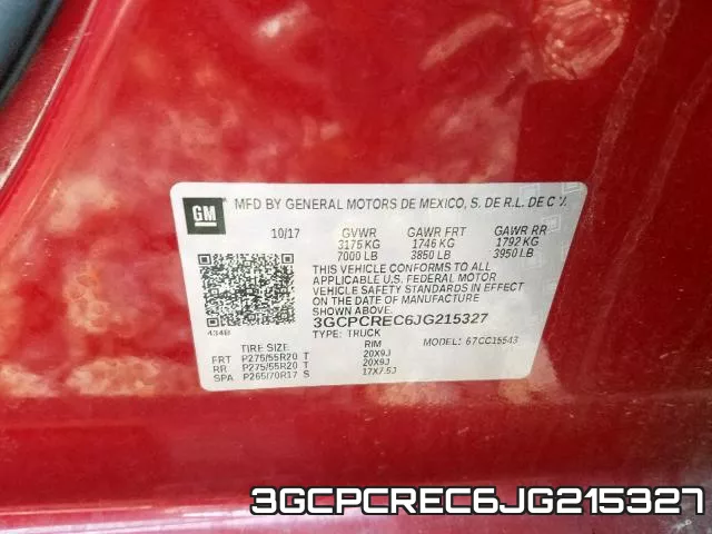3GCPCREC6JG215327 фото 2