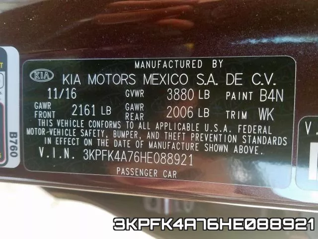 3KPFK4A76HE088921 фото 2
