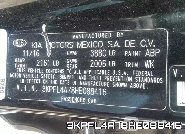 3KPFL4A78HE088416 фото 10