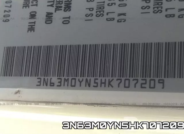 3N63M0YN5HK707209 фото 8