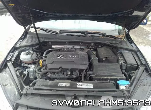 3VW017AU2HM513523 фото 2