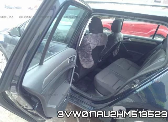 3VW017AU2HM513523 фото 7