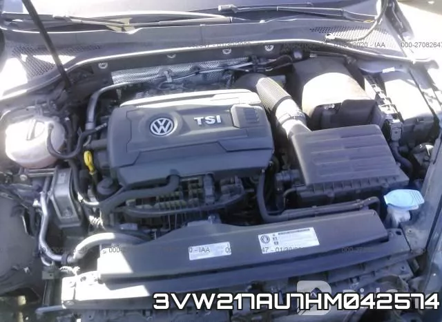 3VW217AU7HM042574 фото 2