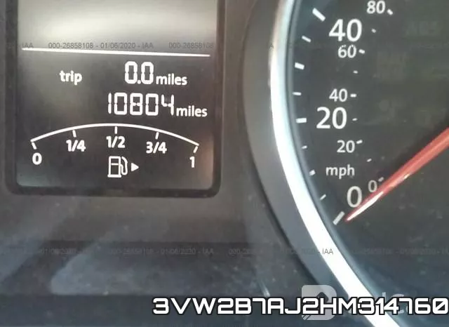 3VW2B7AJ2HM314760 фото 8