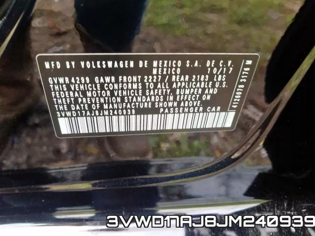 3VWD17AJ8JM240939 фото 2