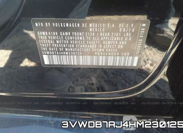 3VWDB7AJ4HM230125 фото 8