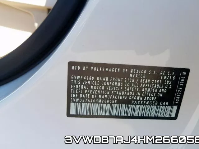 3VWDB7AJ4HM266056 фото 2
