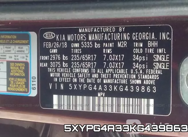 5XYPG4A33KG439863 фото 9
