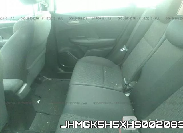 JHMGK5H5XHS002083 фото 8