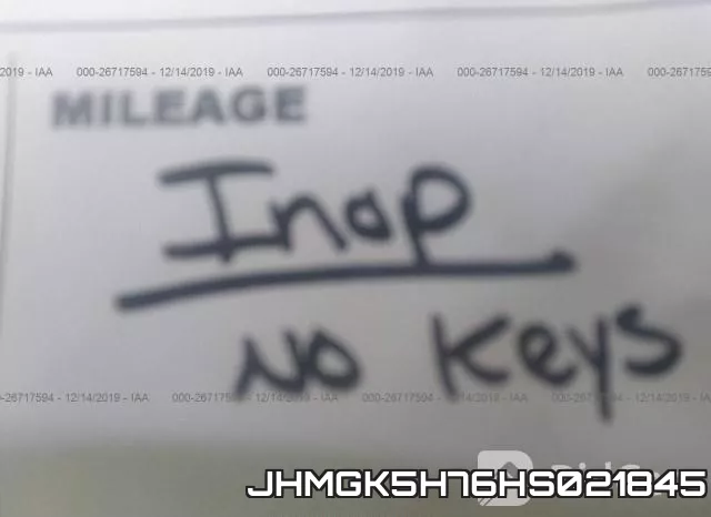 JHMGK5H76HS021845 фото 4