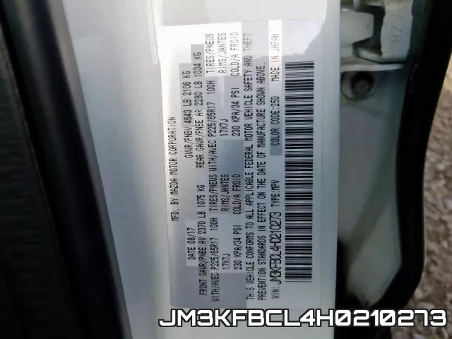 JM3KFBCL4H0210273 фото 2