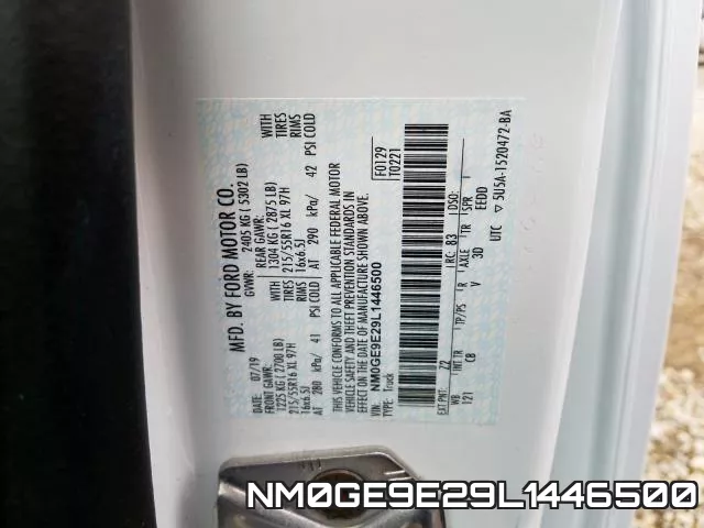 NM0GE9E29L1446500 фото 2