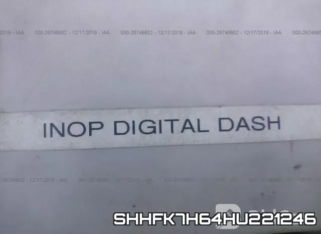 SHHFK7H64HU221246 фото 8