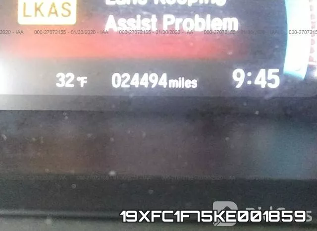 19XFC1F75KE001859 фото 7