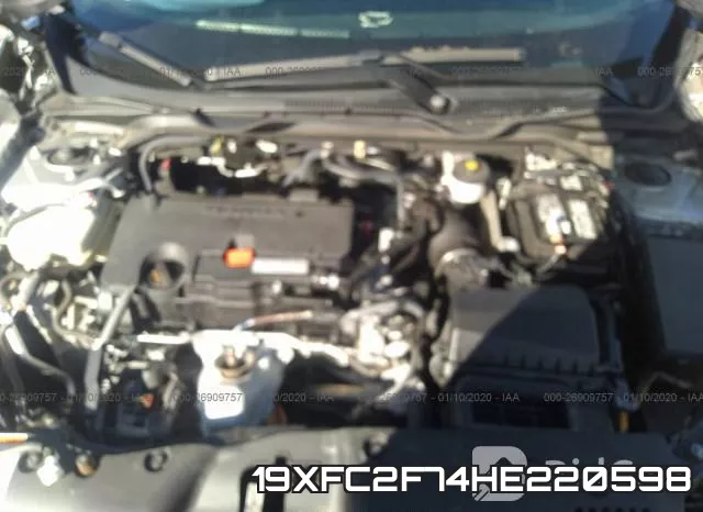 19XFC2F74HE220598 фото 2
