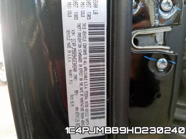 1C4PJMBB9HD230240 фото 2