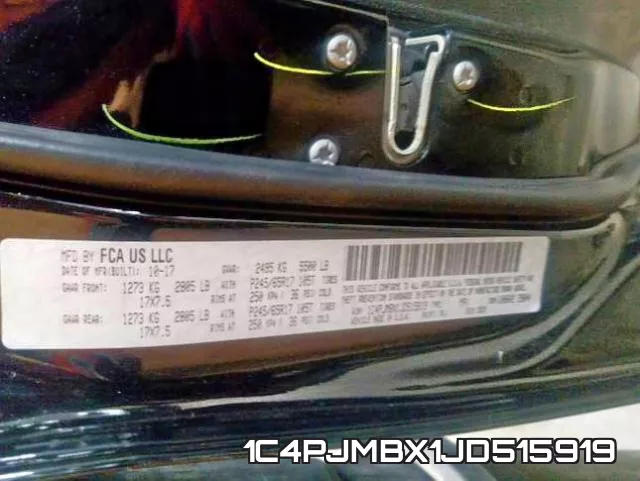 1C4PJMBX1JD515919 фото 2