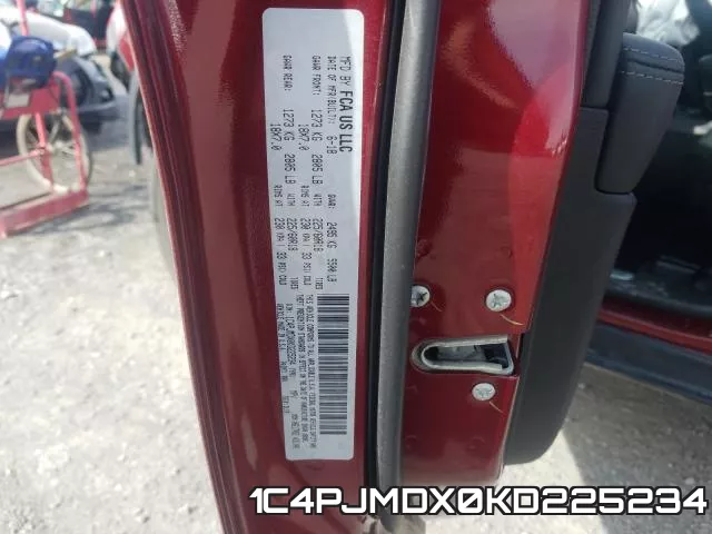 1C4PJMDX0KD225234 фото 2