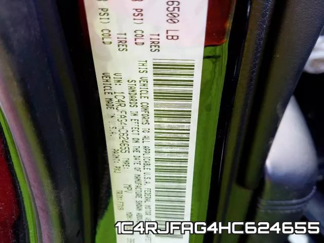 1C4RJFAG4HC624655 фото 2