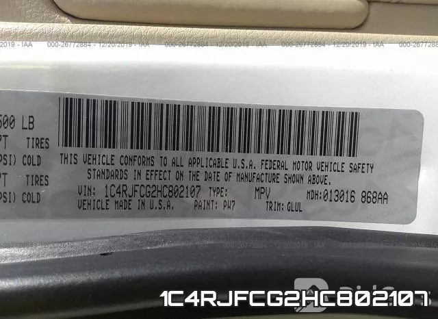 1C4RJFCG2HC802107 фото 9