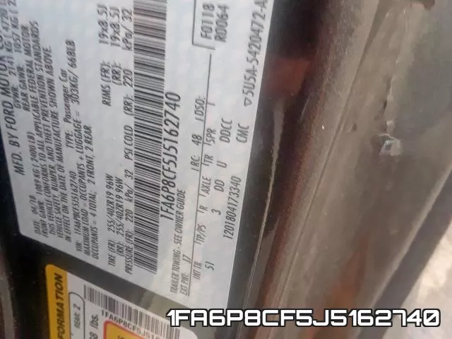1FA6P8CF5J5162740 фото 2