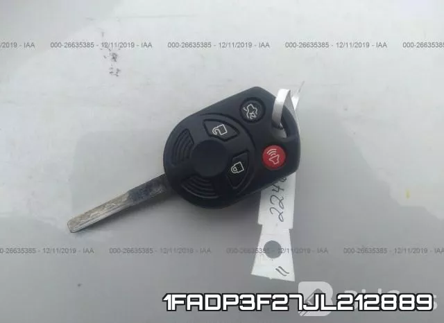1FADP3F27JL212889 фото 2