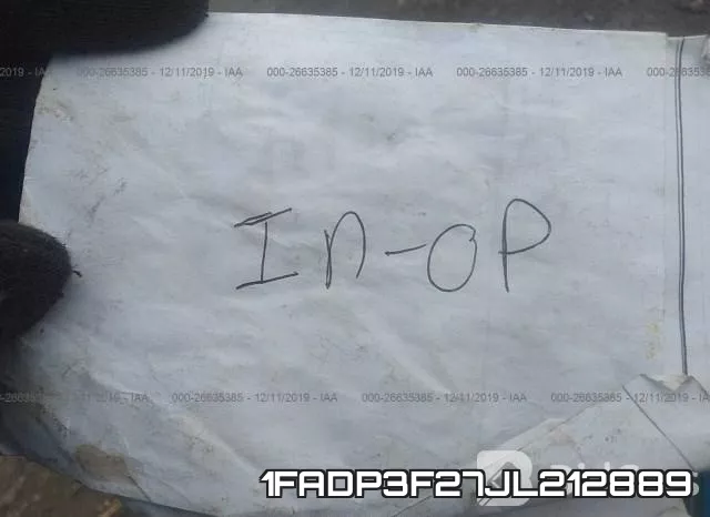 1FADP3F27JL212889 фото 7