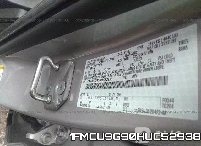 1FMCU9G90HUC52938 фото 7