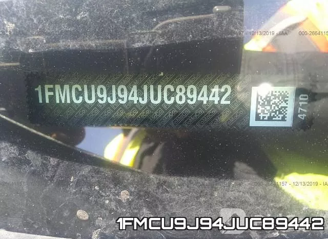 1FMCU9J94JUC89442 фото 7