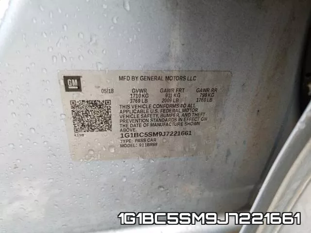 1G1BC5SM9J7221661 фото 2