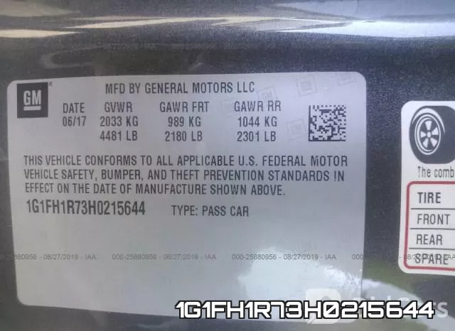 1G1FH1R73H0215644 фото 10