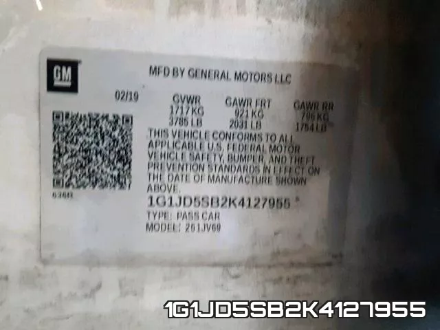 1G1JD5SB2K4127955 фото 2
