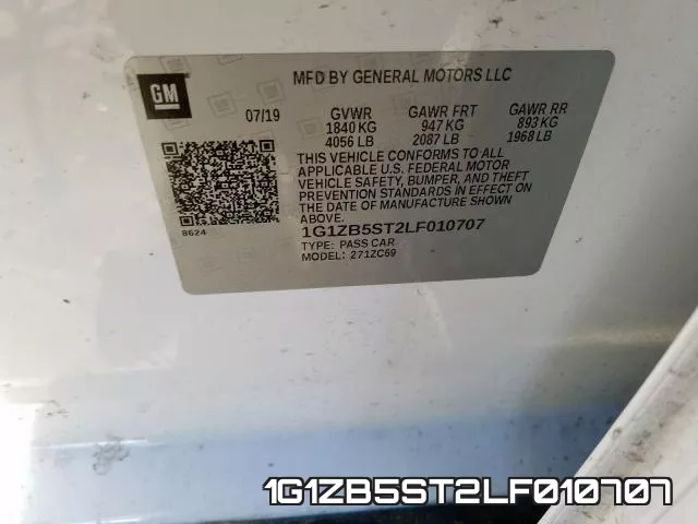 1G1ZB5ST2LF010707 фото 2
