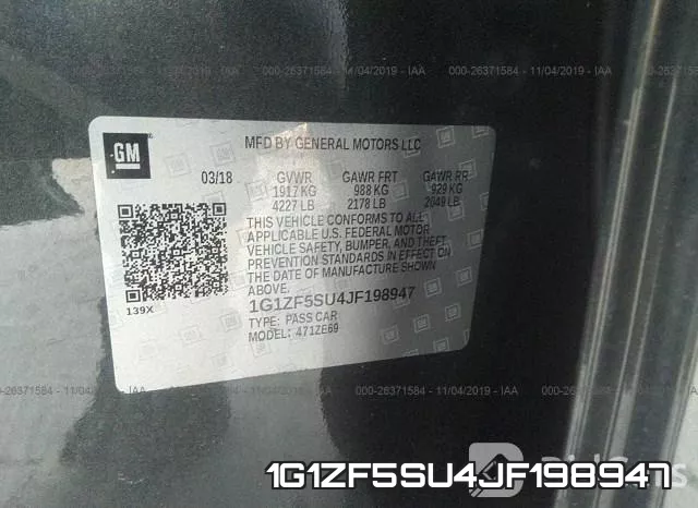 1G1ZF5SU4JF198947 фото 8