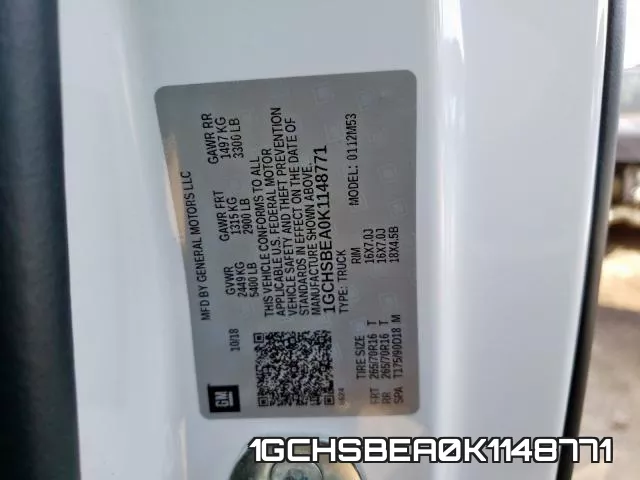1GCHSBEA0K1148771 фото 2