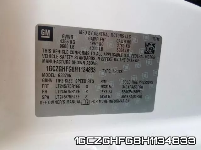 1GCZGHFG8H1134833 фото 2