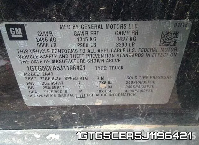 1GTG5CEA5J1196421 фото 9