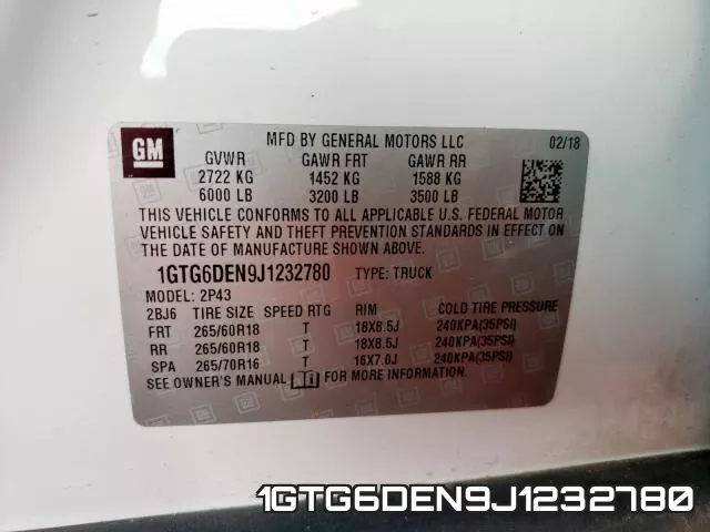 1GTG6DEN9J1232780 фото 2