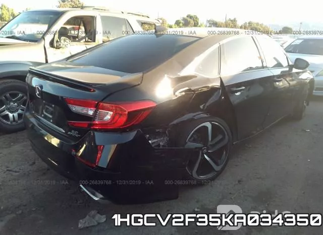 1HGCV2F35KA034350 фото 5